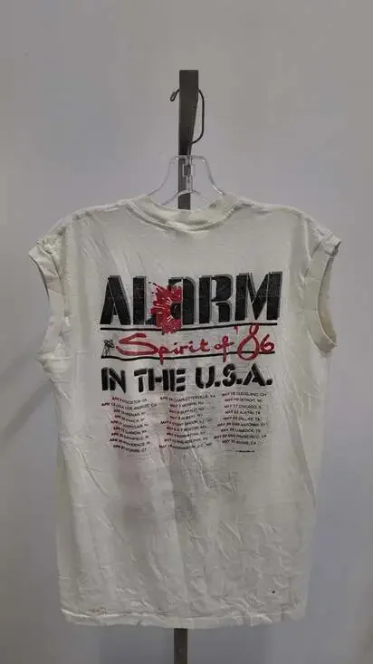 Vintage 1986 The Alarm Spirit of '86 US Tour Muscle Tee - Healthknit (L) - Picture 3 of 3